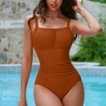 thumbnail image 1 of Bzhegqhd Womens Swimsuits One Piece Tummy Control,Women Solid Color Sexy Backless Strap Bikini Swimsuit, 1 of 7