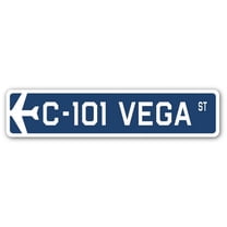 C-101 Vega Street Sign Air Force Aircraft Military | Indoor/Outdoor | 30" Wide