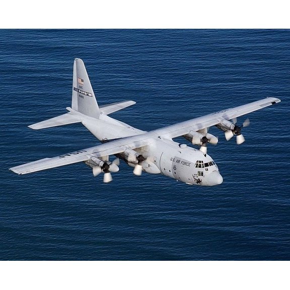 C-130 Hercules - 20x30 Inch Glossy Laminated Aviation Poster - Stunning Detail and Bold Colors
