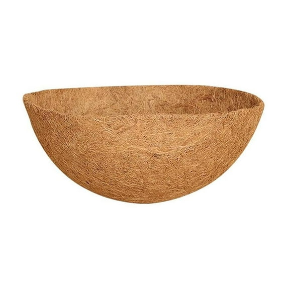 C 14 Inch Hanging Basket Liner Pad For Wall Mounted Flower Pot Slot Style Coir Replacement For Plants Flowers Grass Outdoor