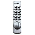 thumbnail image 1 of C-150-SN Mechanical Keyless Surface Mount Hook Bolt Lock - Satin Nickel, 1 of 1