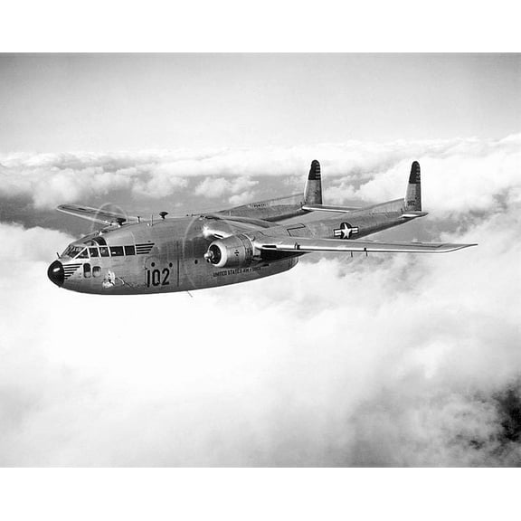 C-199 Flying Boxcar - 12x18 Inch Laminated Aviation Poster - Stunning Detail and Bold Colors