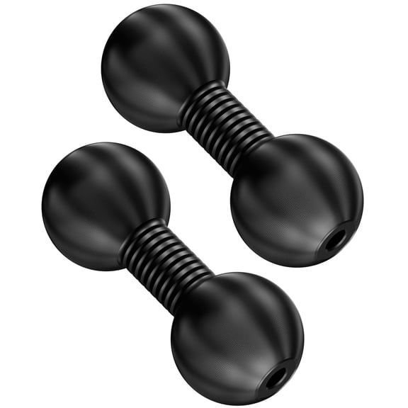 C 2 Pack, Aluminum Alloy 1'' Ball to 1'' Ball Adapter Compatible with RAM Mounts B Size Double Socket Arm
