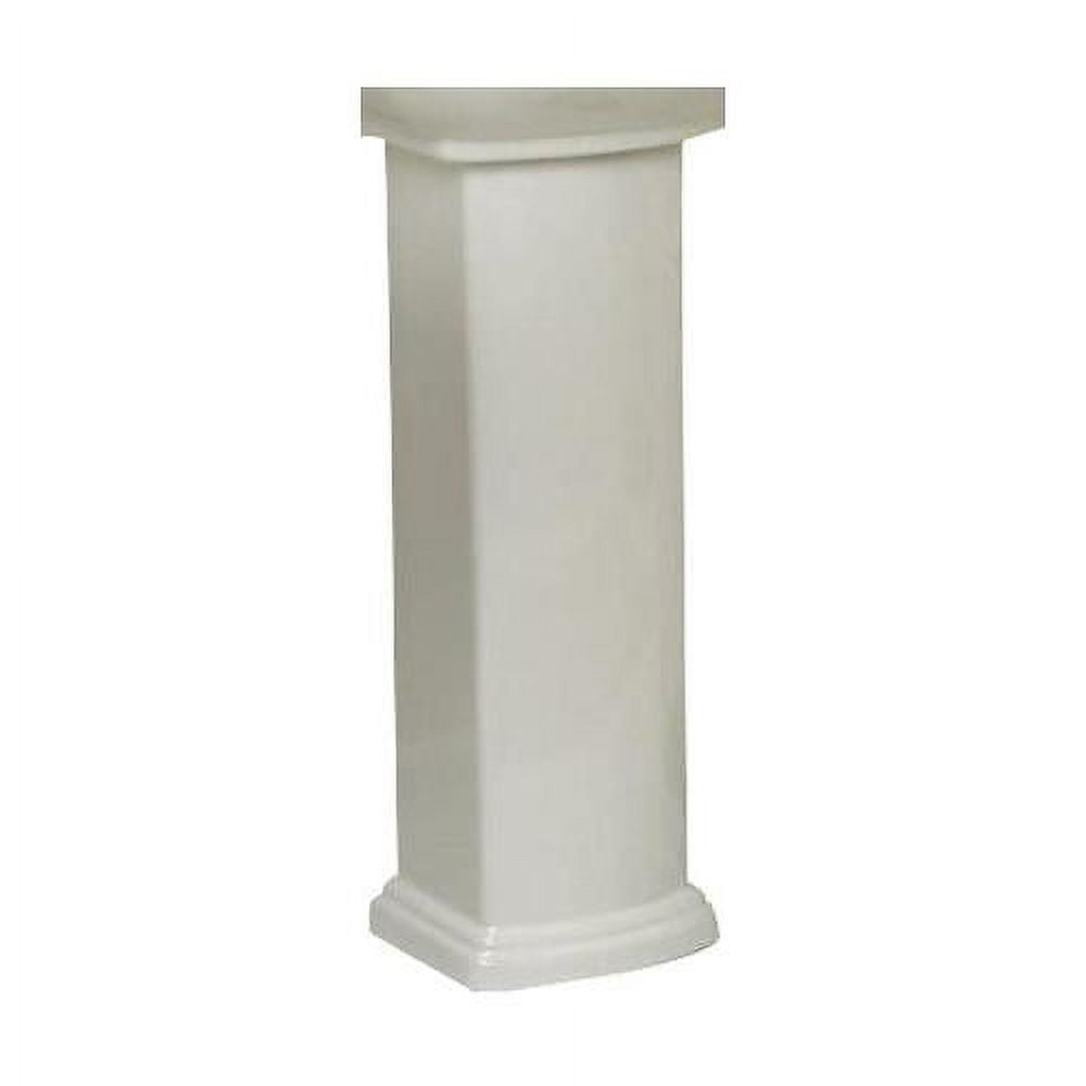 Large White Ceramic Pedestal Column for Modern Bathrooms