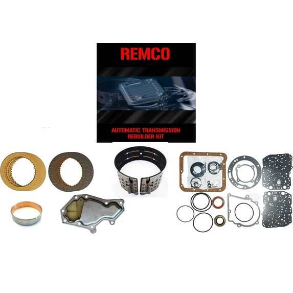 C-3(74-87) TRANSMISSION REBUILT KIT OVERHAULT CLUTCHES FRONT BAND PUMP BUSHING FILTER