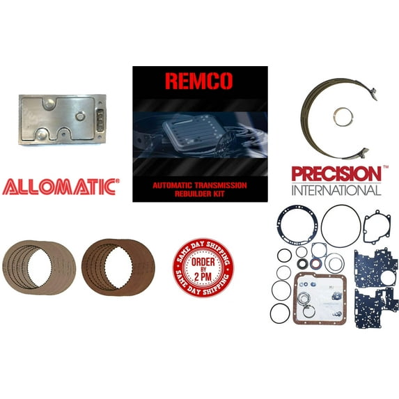 C-3(74-87) TRANSMISSION REBUILT KIT OVERHAULT CLUTCHES FRONT BAND PUMP BUSHING FILTER