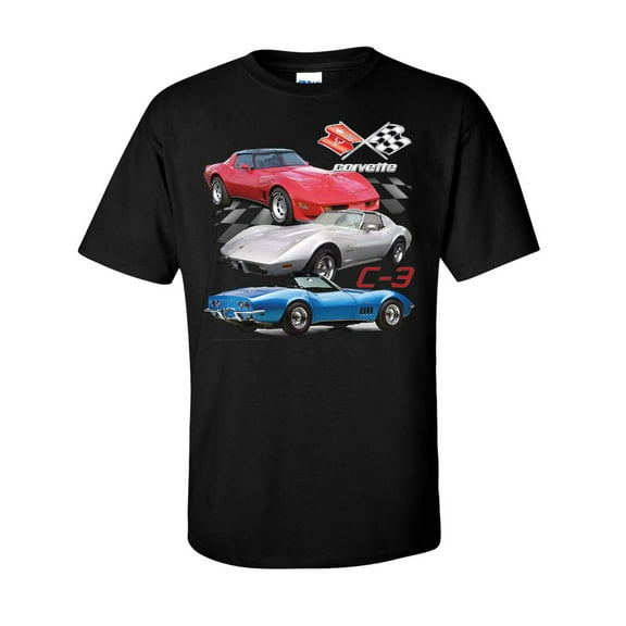 C 3 Chevrolet Corvette Men's T shirt(licensed) Johny Rockstar Brand