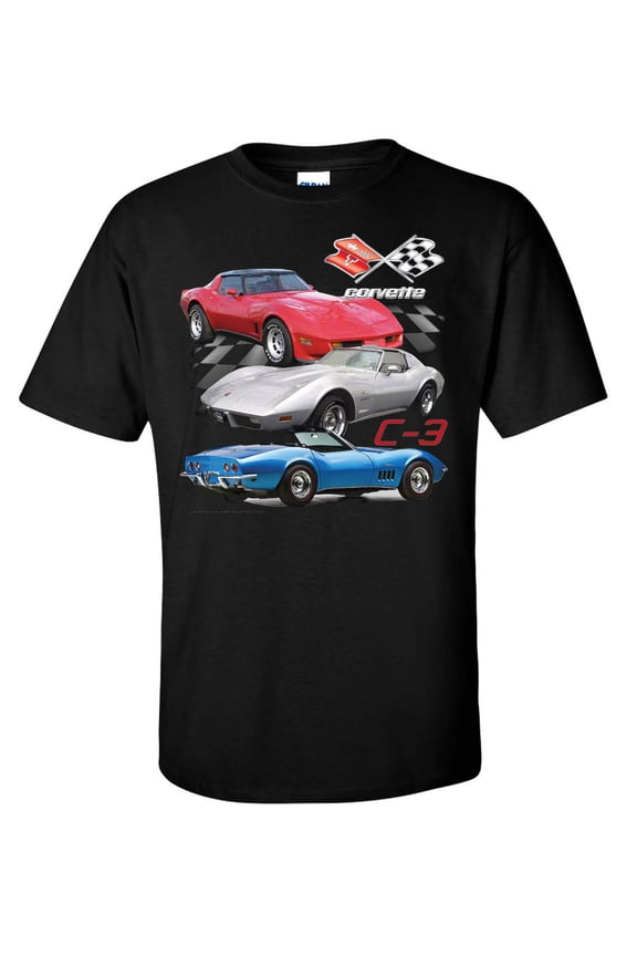 C 3 Chevrolet Corvette Men's T shirt(licensed) Johny Rockstar Brand