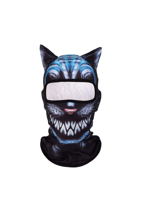 C 3D Animal Pattern Face Mask For Outdoor Sun Protection Sports And Activities Lightweight Design