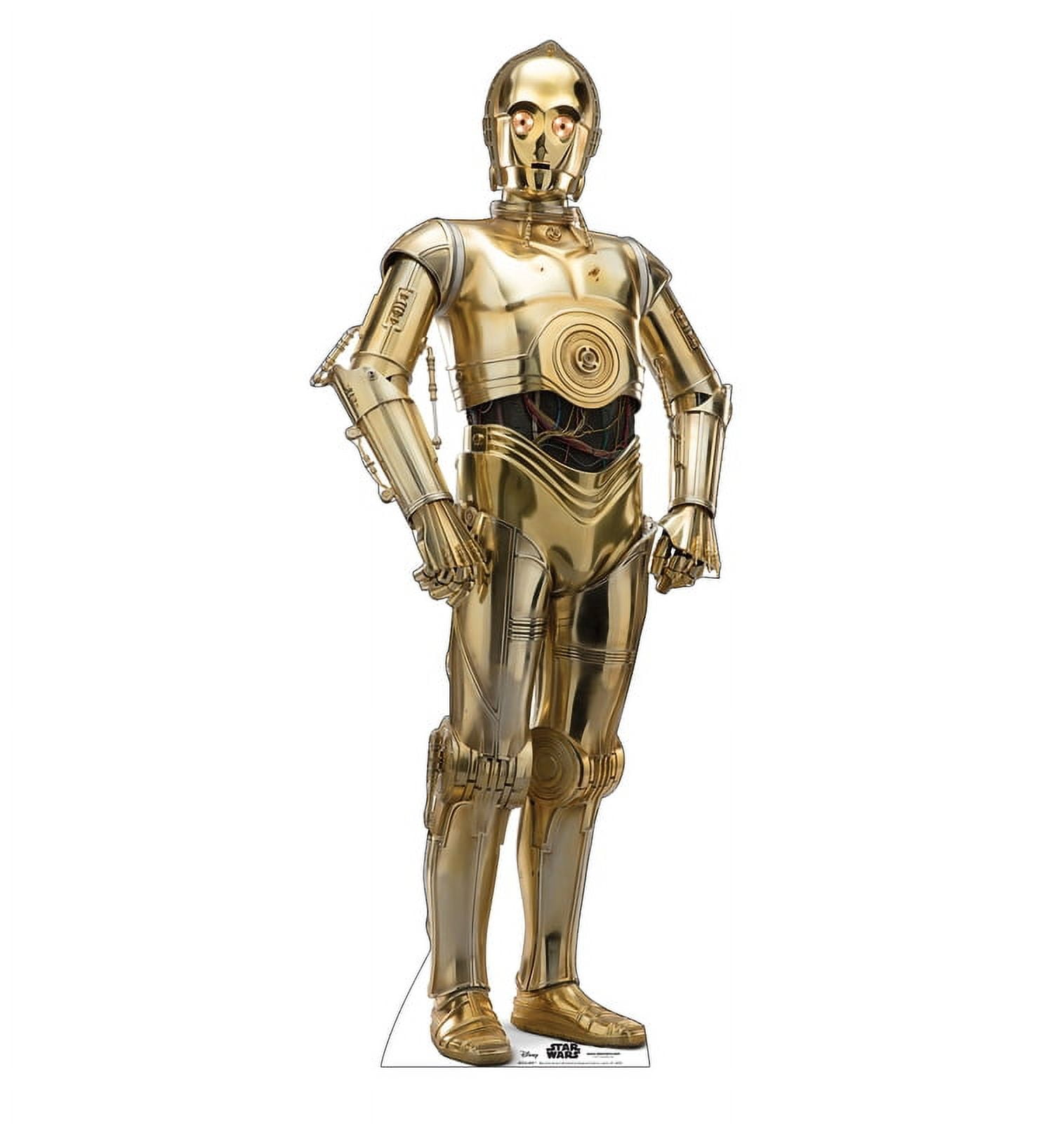C-3PO Star Wars IX Life-Size Gold Cardboard Standup