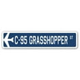 thumbnail image 1 of C-95 Grasshopper Street Sign Air Force Aircraft Military | Indoor/Outdoor | 18" Wide, 1 of 1
