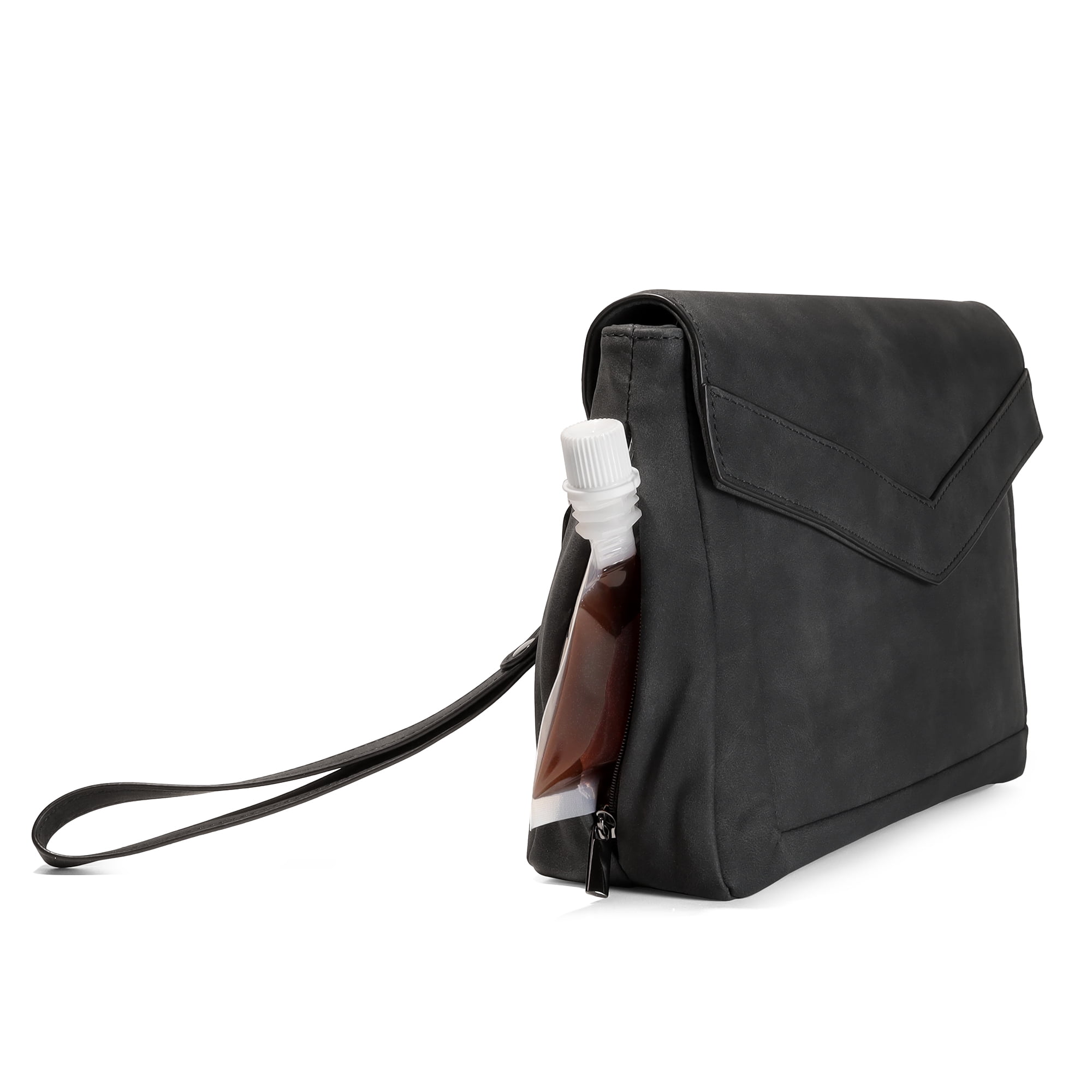 Clutch bag with hidden flask sale