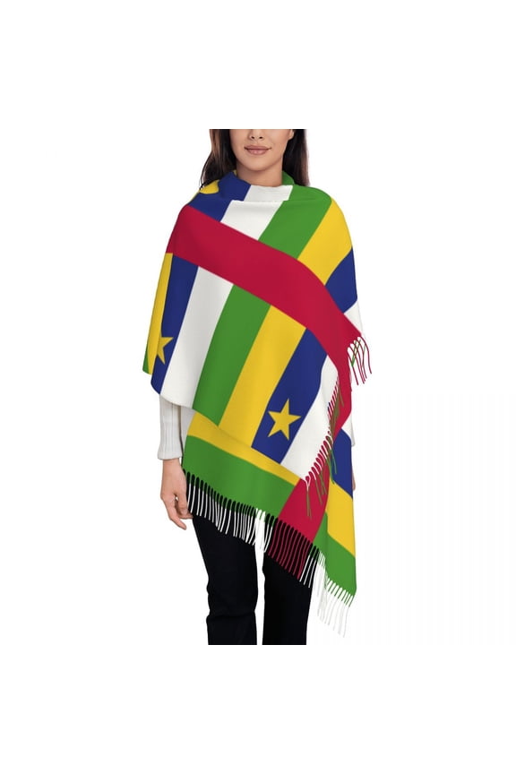 C.A.R Flag Womens Warm Winter Infinity Scarves Set Blanket Scarf Pure Color