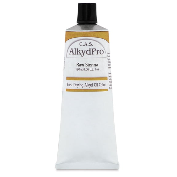 C.A.S. AlkydPro Fast Drying Oil Colors 120 ml Tube - Raw Sienna