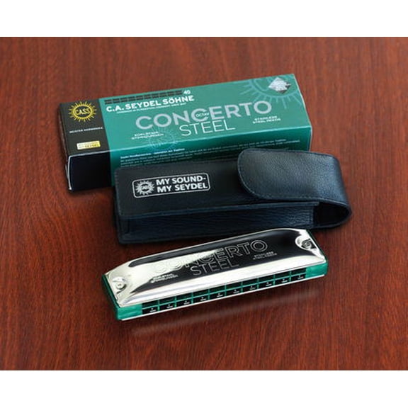 C.A. Seydel Sohne Harmonica Concerto Key Steel -Bb