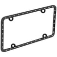 thumbnail image 1 of C Accessories Black Rivet License Plate Frame, 1 of 11