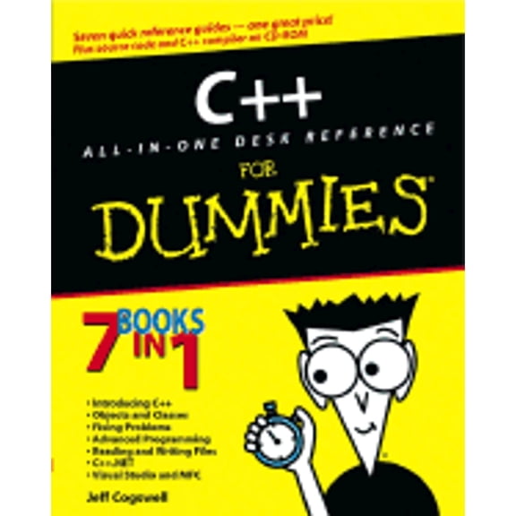 Pre-Owned C++ All-In-One Desk Reference for Dummies (R) [With CDROM] (Paperback) by Jeff Cogswell