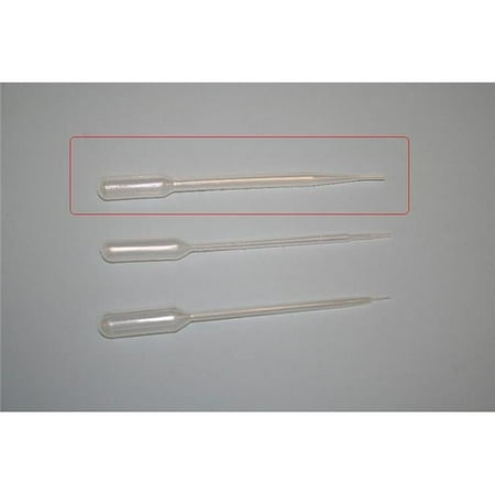 C And A Scientific PTP-01 Plastic Transfer Pipets - Graduated To 3ml - Box Of 500