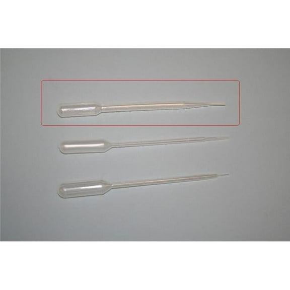 C And A Scientific Plastic Transfer Pipets - Graduated To 3ml - Box Of 500