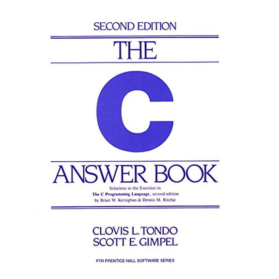 Pre-Owned The C Answer Book (Paperback) 0131096532 9780131096530