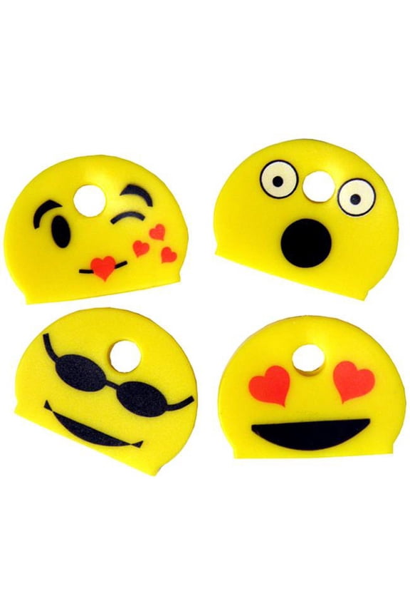 C B Enterprises 3571 Emoji Key Covers S Assorted - Pack of 100