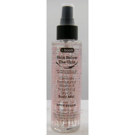 C. Booth Skin Below The Chin Dry Oil Body Mist - Spun Sugar