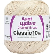 C&C Aunt Lydia's Special Value Crochet 1000yd Nat