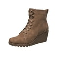 thumbnail image 1 of C&C California City Lug Sole Lace-Up Wedge Boot in Cement Size 8.5, 1 of 6