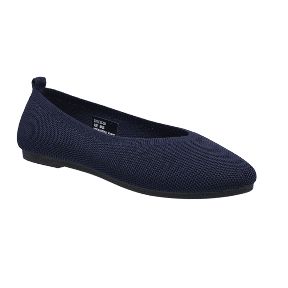 C&C California Women’s Breathable Comfort Slip-On Ballet Flats Navy 11