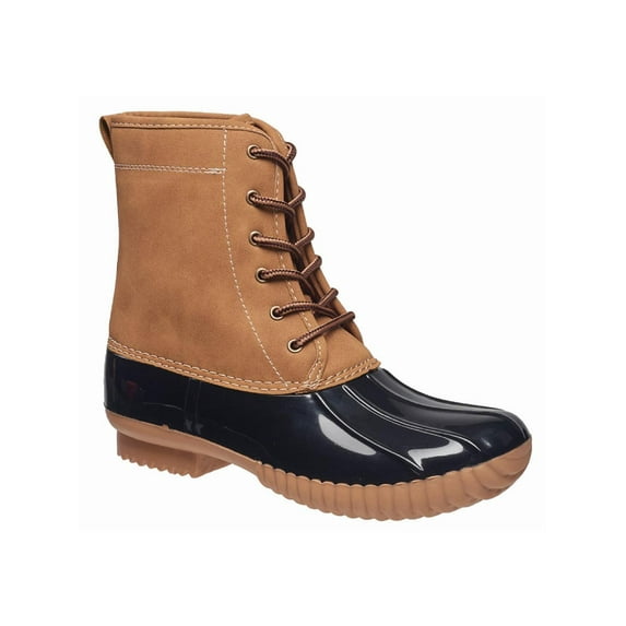 C&C California Women's "Duckie" Lace-up Boots in Cognac Size 6.5