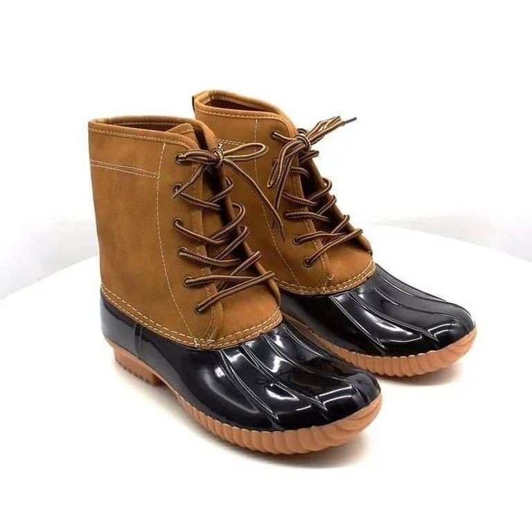 Duckies boots Vintage Ll Bean Maine Duckies Hunting Shoe 10 Row Lace up  main image 4