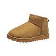 thumbnail image 1 of C&C California Women's Short Cozy Slipper Boots - Winter House Shoes for Women in Cognac Size 8, 1 of 6