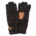 thumbnail image 1 of C.C Cozy Confetti Tech-Touch Gloves for Women and Men, Black, 1 of 6