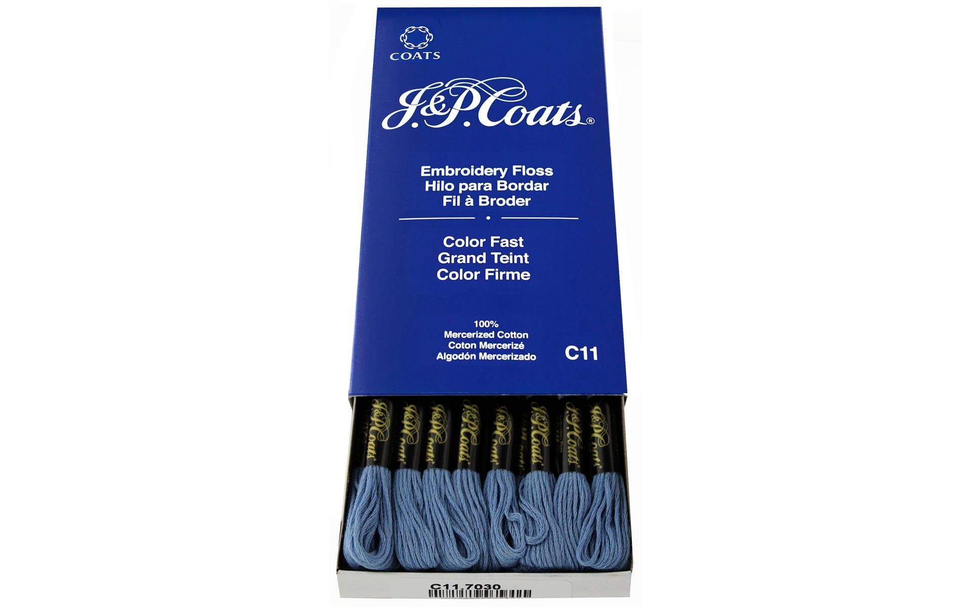 C&C J&P Coats Embroidery Floss Blue