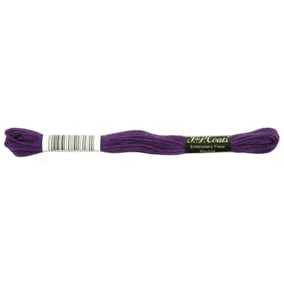 C&C J&P Coats Embroidery Floss Violet Dark