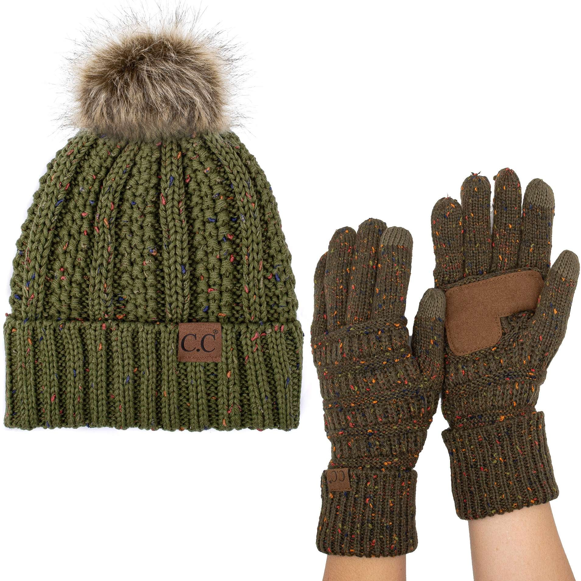 ◇PARTIMENTO◇ [SET] CABLE KNIT BEANIE + MUFFLER_BROWN Cable Beanie – Charlie&Gav