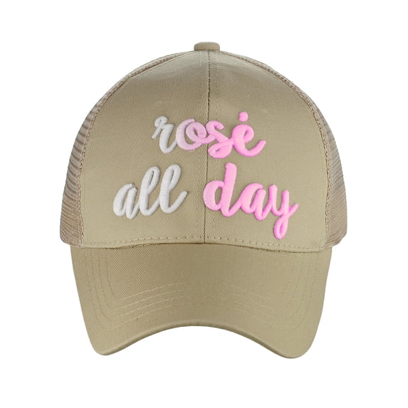 C.C Ponycap Color Changing 3D Embroidered Quote Adjustable Trucker Baseball Cap