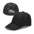 thumbnail image 1 of C.C Ponycap Messy High Bun Ponytail Adjustable Trucker Baseball Cap Hat, Black, 1 of 3