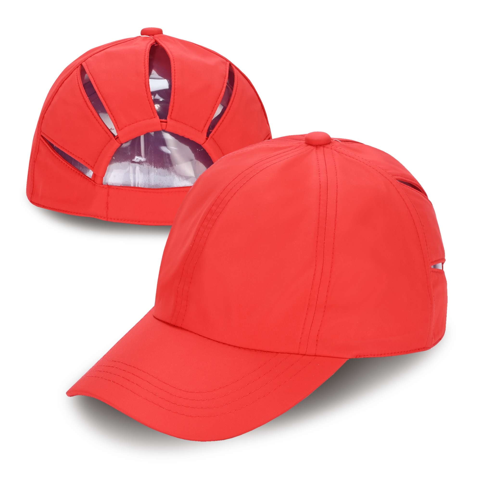 Ponytail Cap Messy Buns Trucker Baseball Hat Adjustable Velcro Ponytail Trucker Hat | Ponytail Hat | High Ponytail  main image 3