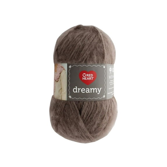 C&C Red Heart Dreamy Yarn 8.8oz Dark Taupe