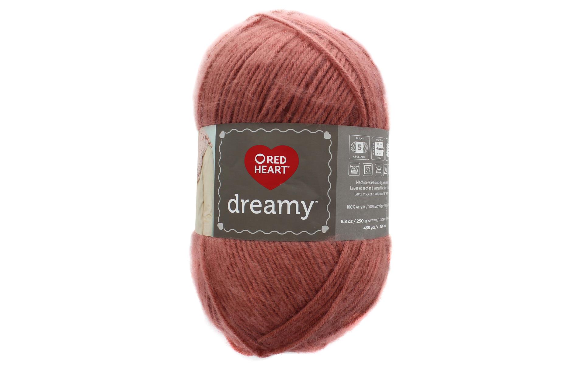 C&C Red Heart Dreamy Yarn 8.8oz Paprika