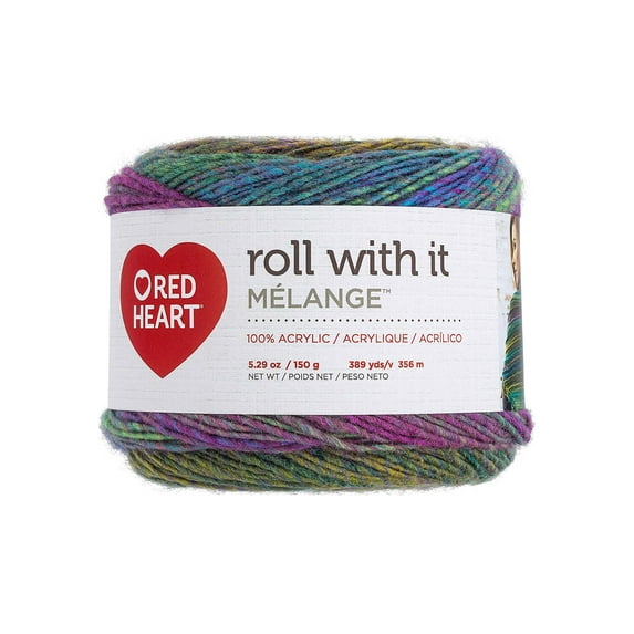 C&C Red Heart Roll With It Melange 5.3oz Catwalk