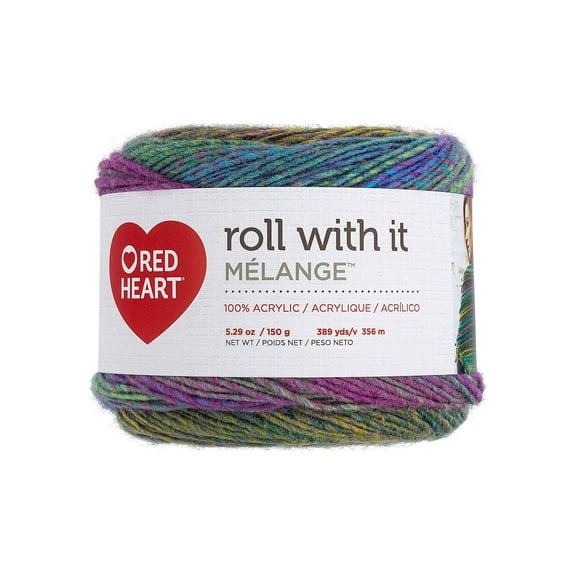 C&C Red Heart Roll With It Melange 5.3oz Catwalk