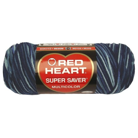 Red Heart® Super Saver™ #4 Worsted Acrylic Yarn, Shaded dusk 5oz/142g 236yd