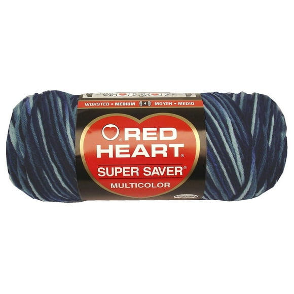 C&C Red Heart Super Saver Yarn 5oz Shaded Dusk