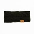 thumbnail image 1 of C.C Sherpa-Lined Fleece Headband Soft and Stretchy Ear Warmer Head Wrap, Ivory, 1 of 6
