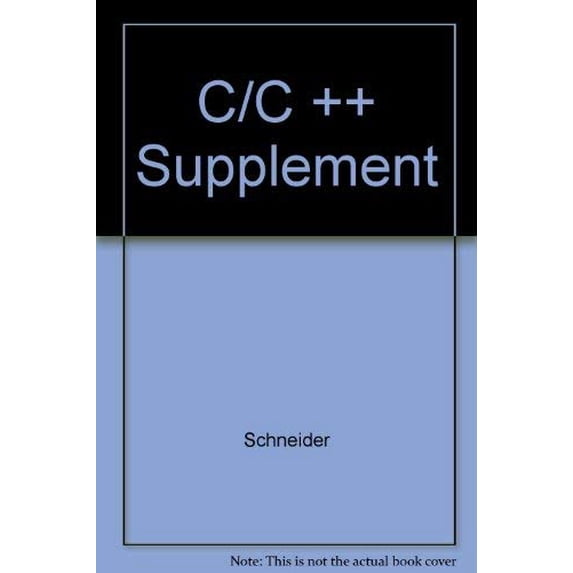 Pre-Owned C/C ++ Supplement Paperback