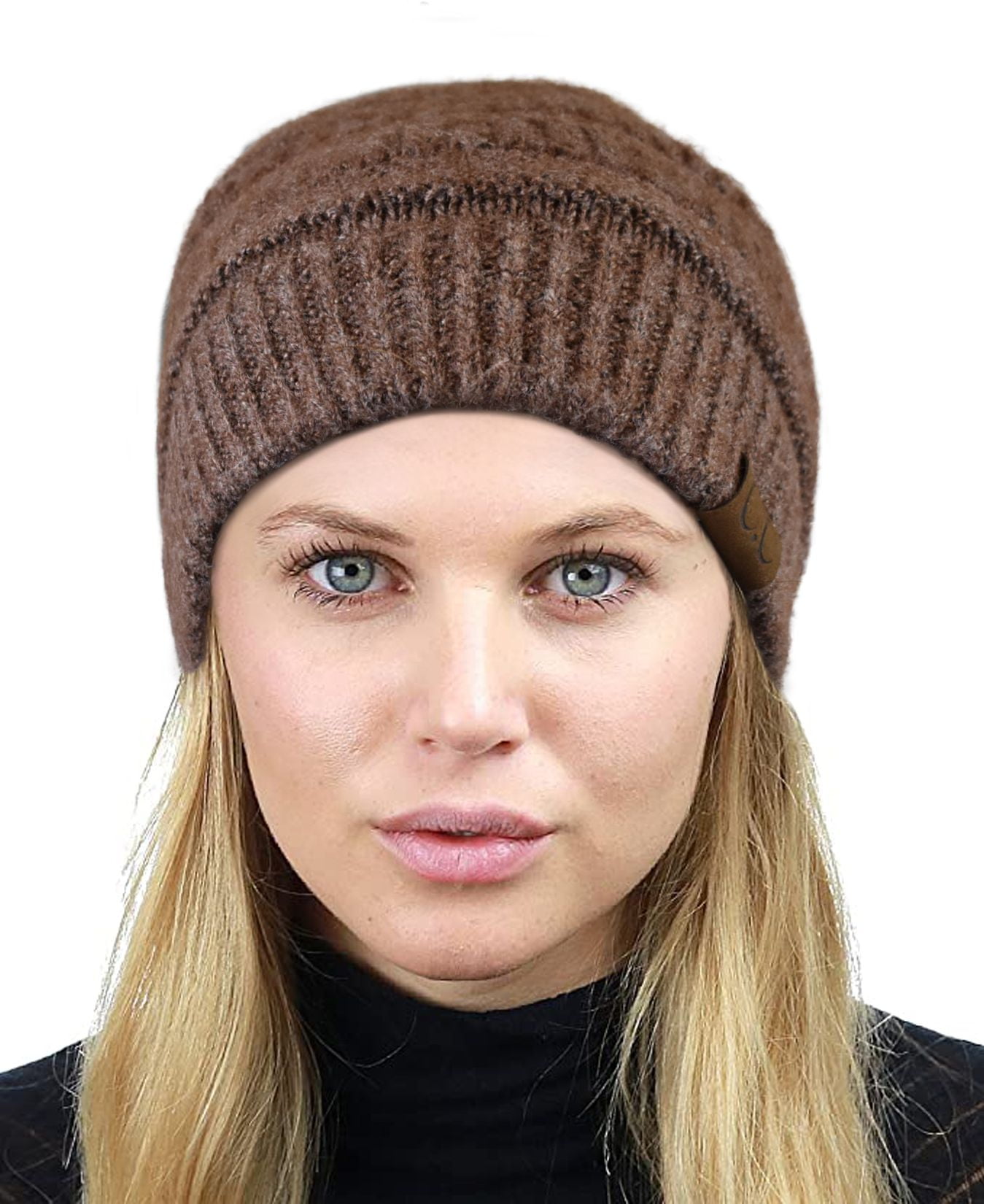 帽子 theredthread S fuzzy knit beanie THEREDTHREAD / ザレッド