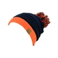 thumbnail image 1 of C.C Unisex College High School Team Color Two Tone Pom Pom Knit Beanie Hat, 1 of 2