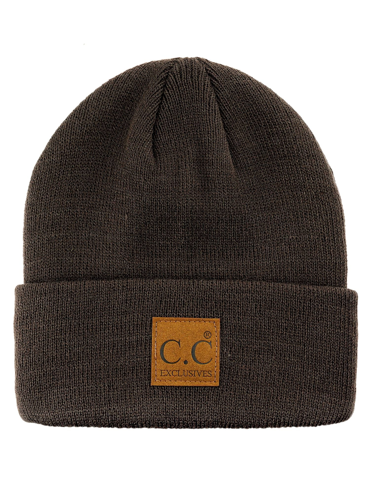C.C. black & brown winter hat CC Fur Earflap Winter Beanie Hat with Pom Pom - Soft & Warm  main image 4